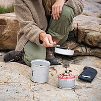 Express Backpacking Stove with Piezo Igniter - Lightweight Camping Gas Stove - Roamrgear.co.za