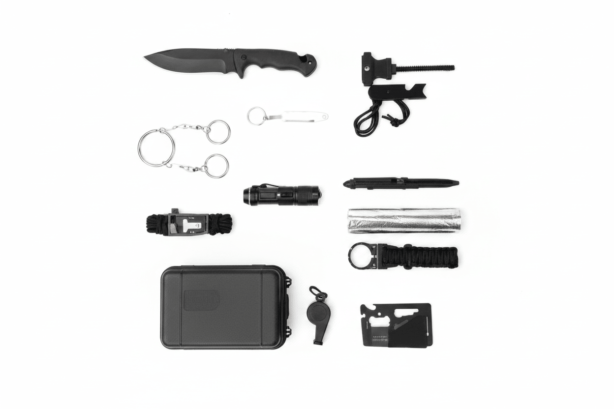10-Piece Survival Kit - Essential Emergency Tools for Camping & Hiking - Roamrgear.co.za