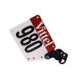 Aero bike number plate mount V-shape racing seatpost clamp