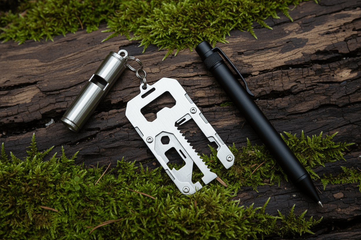 Essential EDC Survival Bundle - 3 - Piece Everyday Carry Kit - Roamrgear.co.za