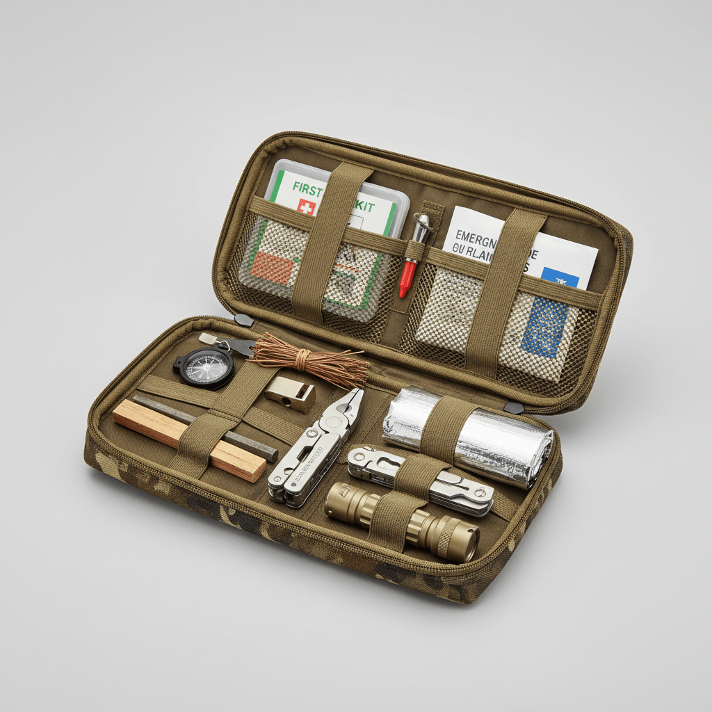 54 Piece Camouflage Survival/Camping Kit - Roamrgear.co.za