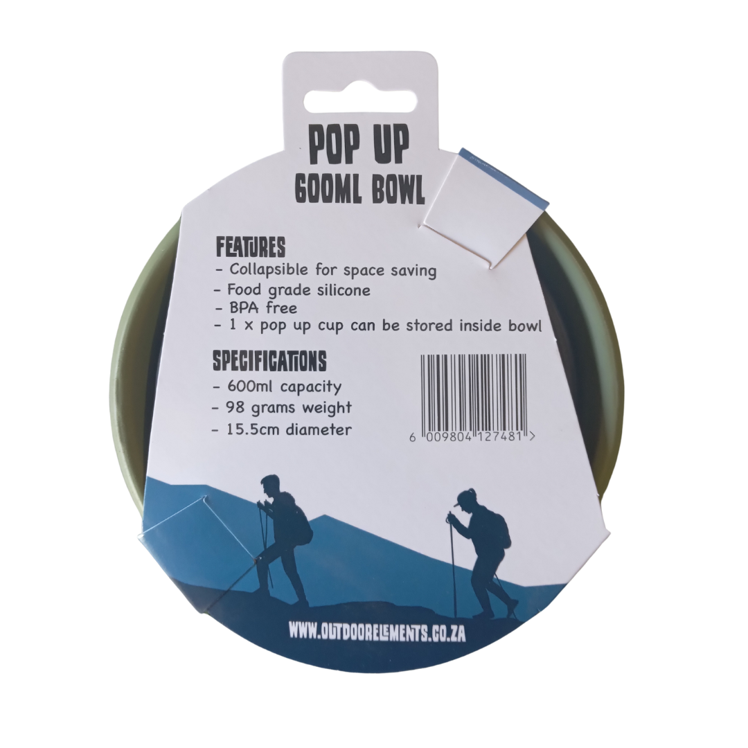 Outdoor Elements Pop Up Bowl