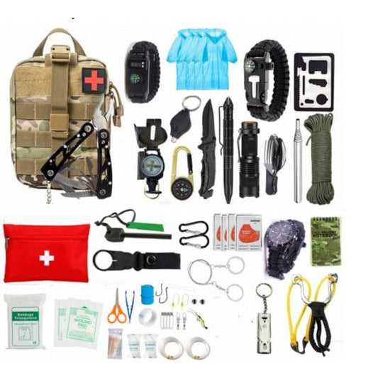 54 Piece Camouflage Survival/Camping Kit - Roamrgear.co.za