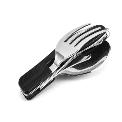 Survival 4 in 1 Cutlery Stainless Steel Outdoor Set - Roamrgear.co.za