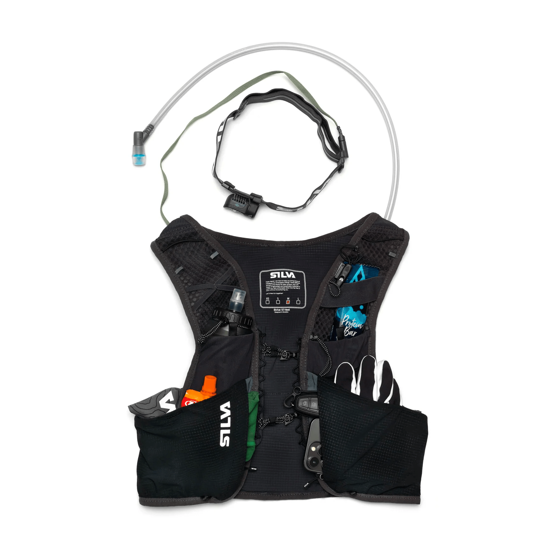 Silva Strive 10 Vest – Black | 10L Trail Running Vest with Pole Mounts - Roamrgear.co.za
