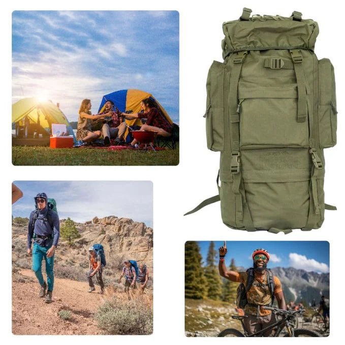 Camping & Hiking Adventure Tactical 65L Backpack - Roamrgear.co.za