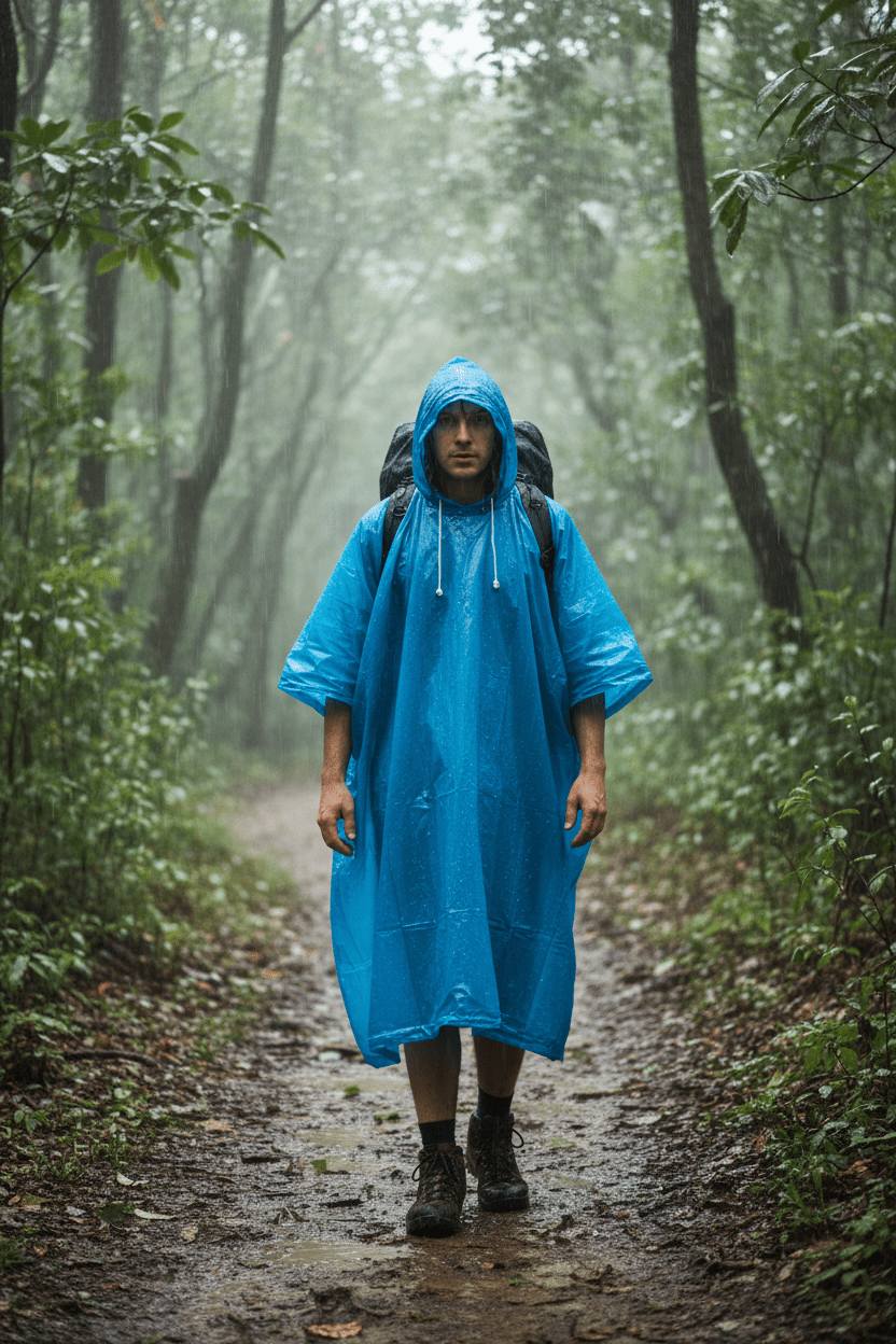 Emergency Rain Poncho - Lightweight Waterproof - Roamrgear.co.za