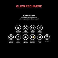 Silva Glow Recharge Camping Lamp – Black | 350 Lumen USB - C Rechargeable - Roamrgear.co.za