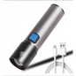 Mini Zoomable USB LED Torch | Compact EDC Flashlight
