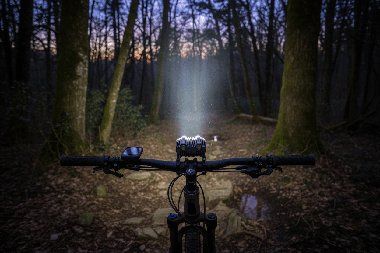 USB Rechargeable Bicycle Light - 12 LED High - Power Bike Headlight - Roamrgear.co.za