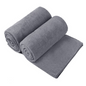 Outdoor Elements Traveller Towel Grey – rolled view