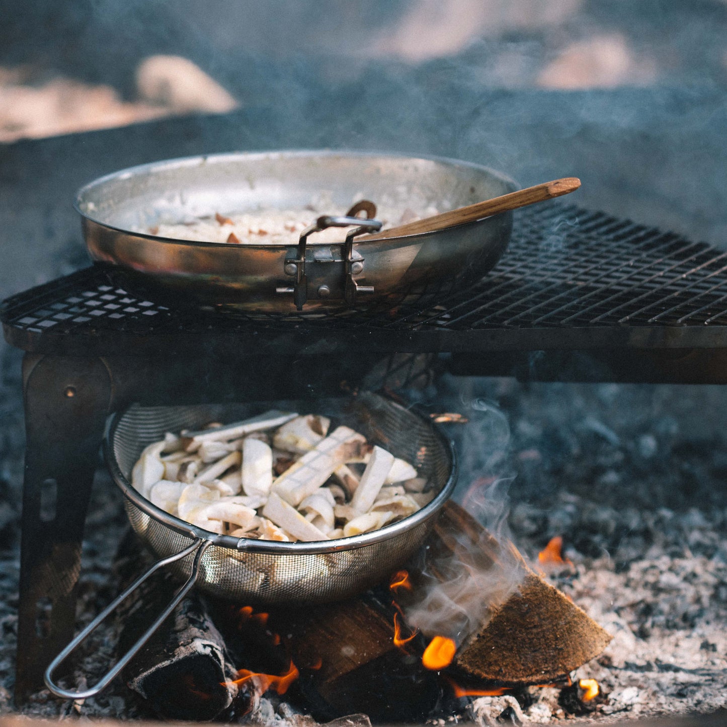 Campfire Frying Pan – Stainless Steel 25cm - Roamrgear.co.za