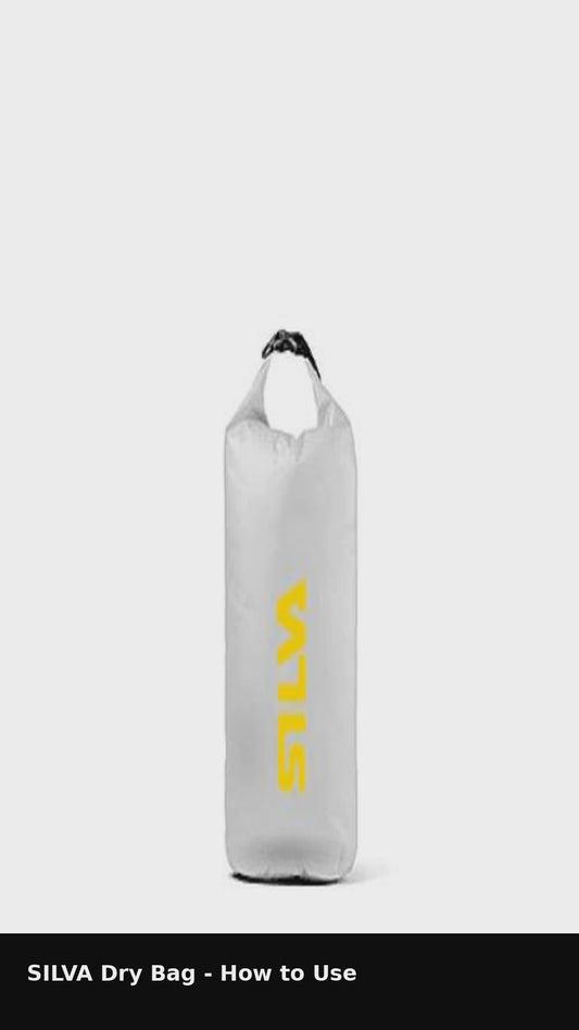 Waterproof dry bag range in use outdoors — packing, sealing and carrying the Silva Dry Bag in 3L to 36L sizes