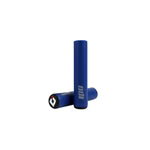 Blue silicone anti-slip bicycle handlebar grips