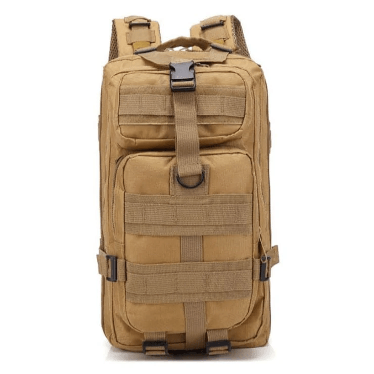 30L Tactical Military Backpack – Khaki | MOLLE Camping & Hiking Pack - Roamrgear.co.za