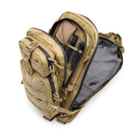 30L Tactical Military Backpack – Khaki | MOLLE Camping & Hiking Pack - Roamrgear.co.za