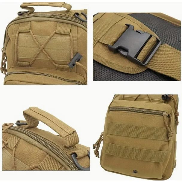Tactical Sling Bag – 900D Oxford | Multi - Compartment Shoulder Pack - Roamrgear.co.za