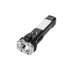 Multi-function LED torch with side light and USB charging for outdoor adventures