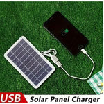 Portable 6W solar charger with USB output port